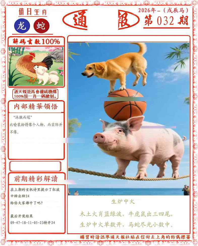 032期正版通天报(会员版)[图]