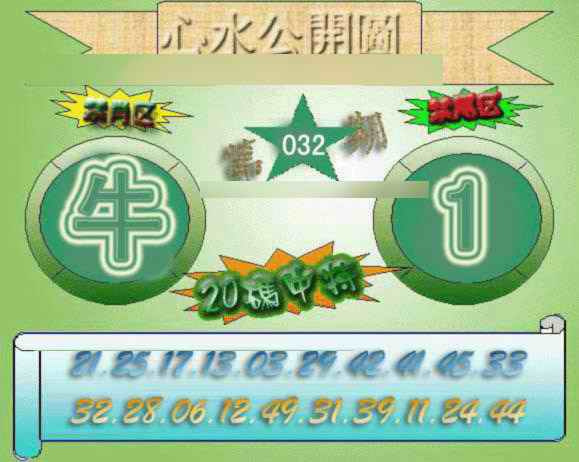 032期心水公开图[图]